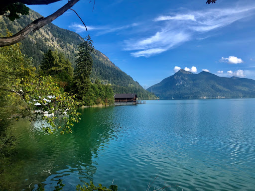 Walchensee Maibaum, Kochel a. See - Bus stop in Kochel, Germany