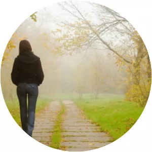 Walking meditation photograph