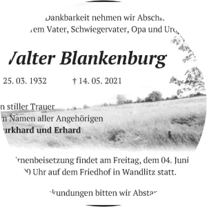 Walter Blankenburg - German musicologist