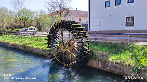 Wasserrad - Tourist attraction in Bruckmuhl, Germany