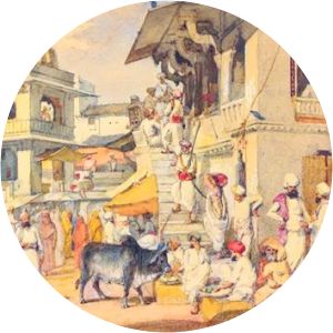 Watercolors of India in the 1850s
