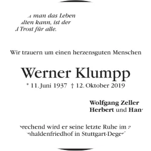 Werner Klumpp