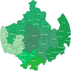 Westerwald - Mountain range in Germany