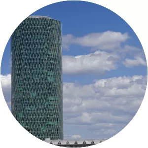 Westhafen Tower - Skyscraper in Frankfurt, Germany