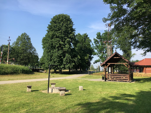 Wiata wypoczynkowa z grilem - Playground in Biecz, Poland