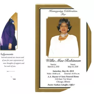 Willa Mae Robinson photograph