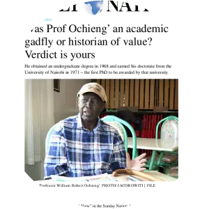 William Robert Ochieng' photograph