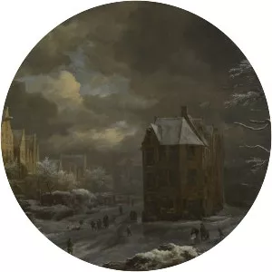 Winter View of the Hekelveld in Amsterdam