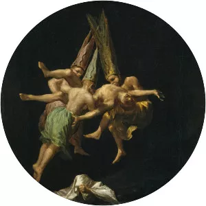Witches' Flight - Painting by Francisco Goya