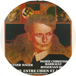 Woman Between Wolf and Dog