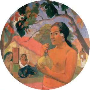Woman Holding a Fruit