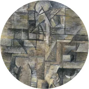 Woman with a Mandolin - Painting by Georges Braque