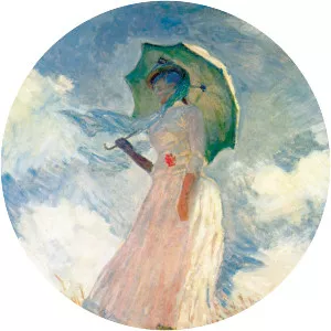 Woman with a Parasol, facing left