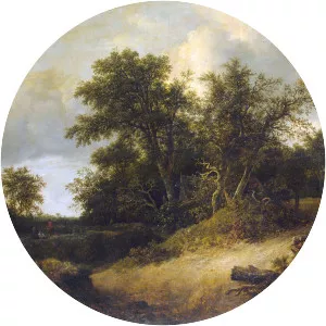 Wooded Dunes - Painting by Jacob van Ruisdael