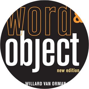 Word and Object - Book by Willard Van Orman Quine