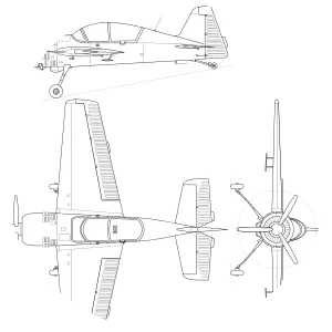 Yakovlev Yak-54 - Aircraft model