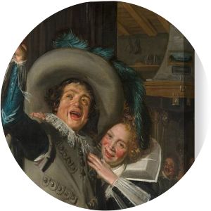 Yonker Ramp and His Sweetheart - Painting by Frans Hals