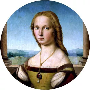 Young Woman with Unicorn