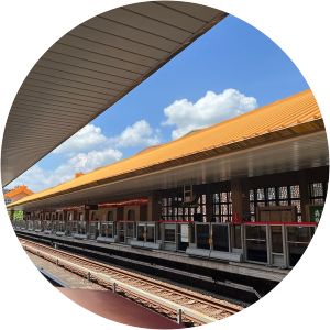 Zhuwei metro station